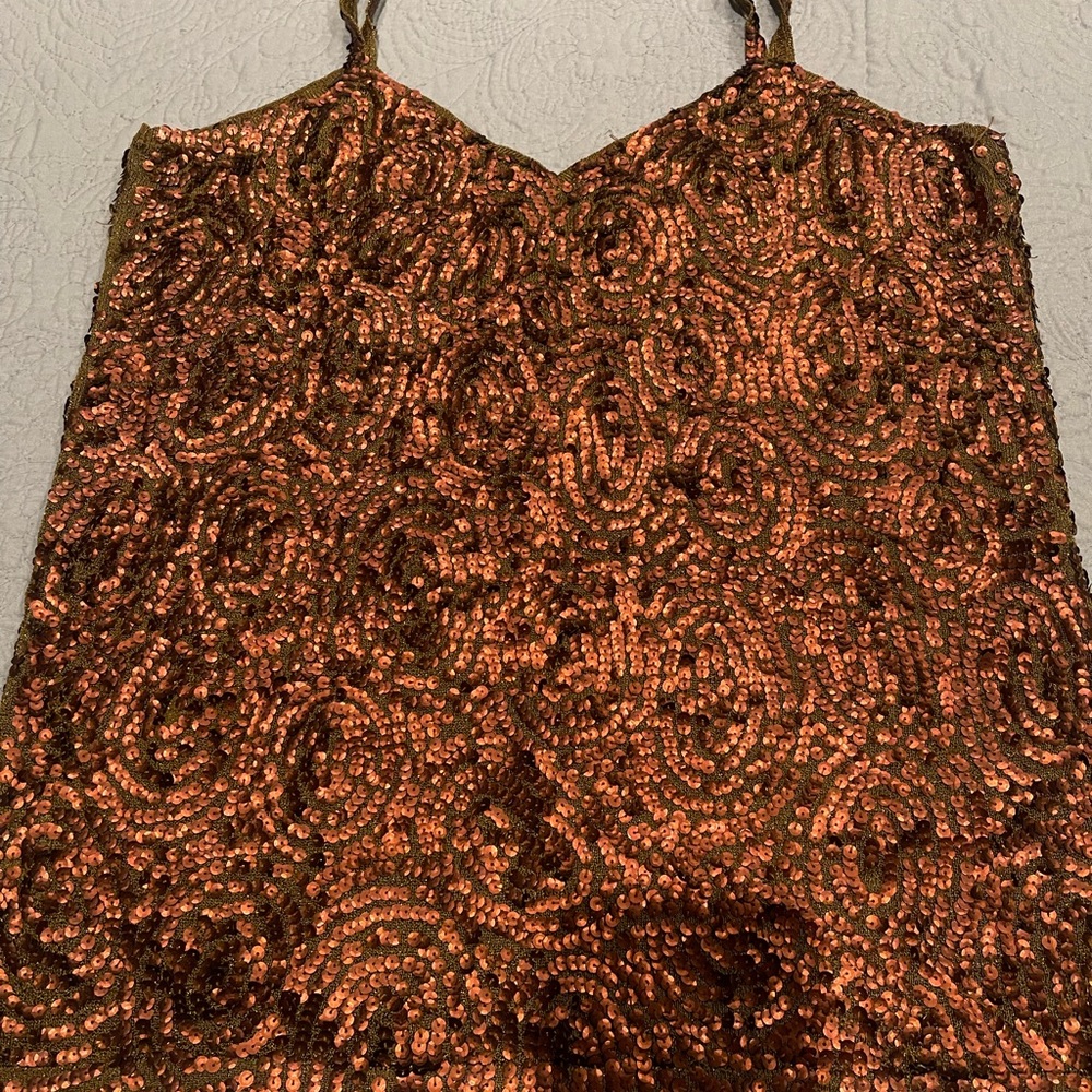 DKNY sequin tank top